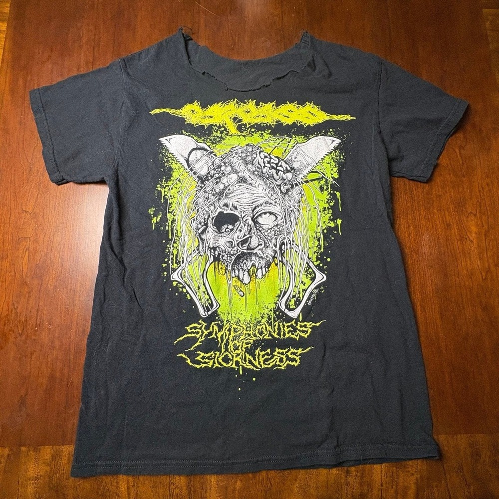 Carcass Symphonies of Sickness North American Tour 2025 Black Band Tee 19x26